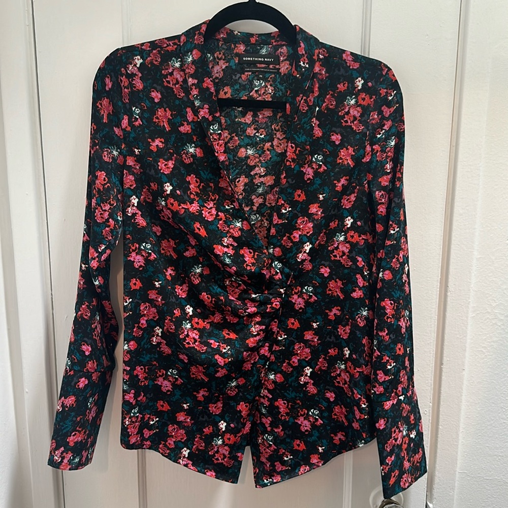 Something Navy, XS blouse worn twice